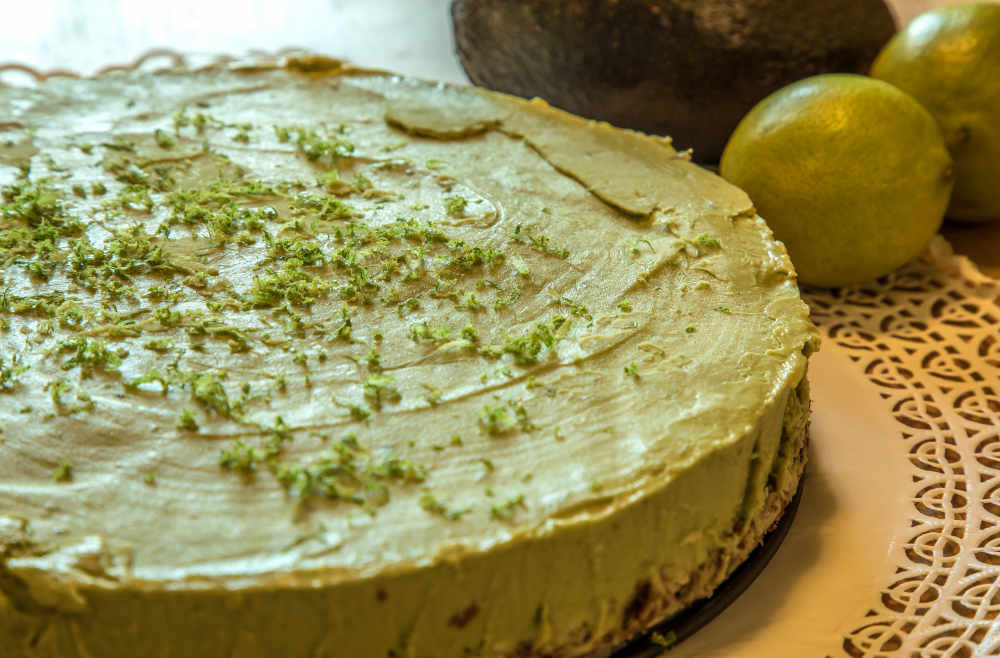 Avocado-Limetten Tarte - Rezept low carb Kuchen - avocadooo