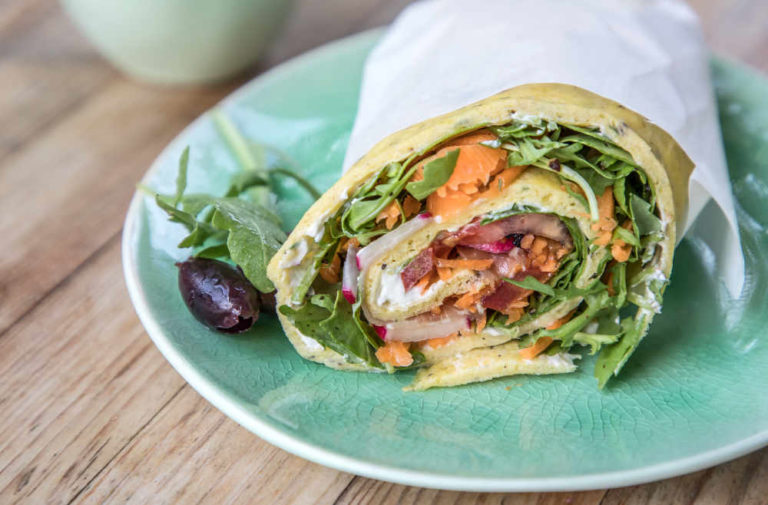 Low Carb Wraps Gemüse, LCHF, Rezepte, Salat Avocadooo