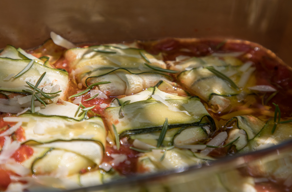 Zucchini-Käse-Ravioli - avocadooo - low carb Ernährung